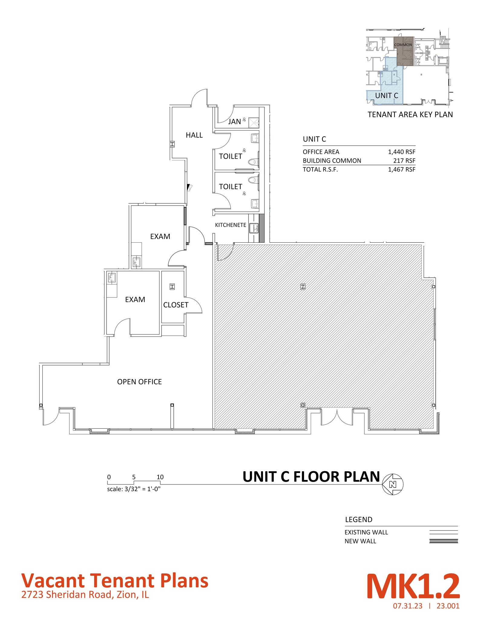 2723 Sheridan Rd, Zion, IL à louer Plan de site- Image 1 de 9