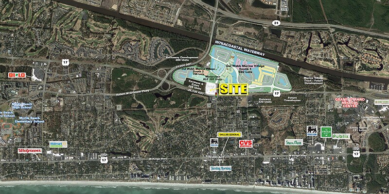 Hwy 17 & 62nd Ave, Myrtle Beach, SC à louer - Photo du bâtiment - Image 1 de 3