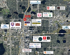 62 W Colonial Dr, Orlando, FL - AÉRIEN  Vue de la carte