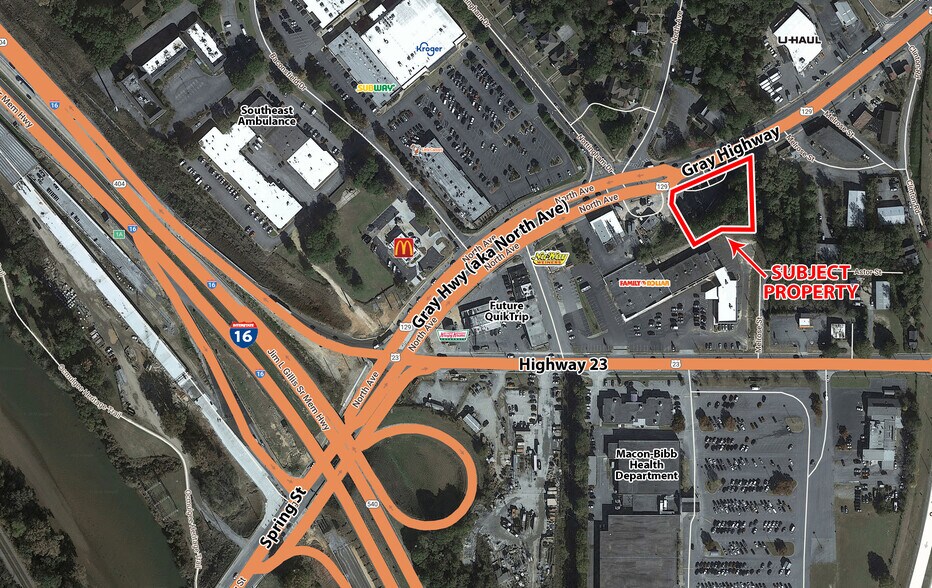 727 Gray Hwy, Macon-Bibb, GA à vendre - Photo du bâtiment - Image 1 de 3
