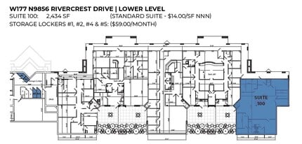 W177N9856-W178 N9912 Rivercrest Dr, Germantown, WI for lease Floor Plan- Image 1 of 1
