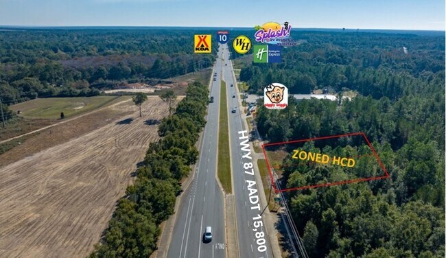 Plus de détails pour 1000 87 Hwy, Milton, FL - Terrain à vendre
