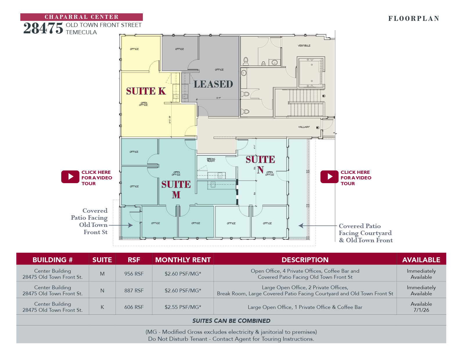 28459-28465 Old Town Front St, Temecula, CA for lease Floor Plan- Image 1 of 1