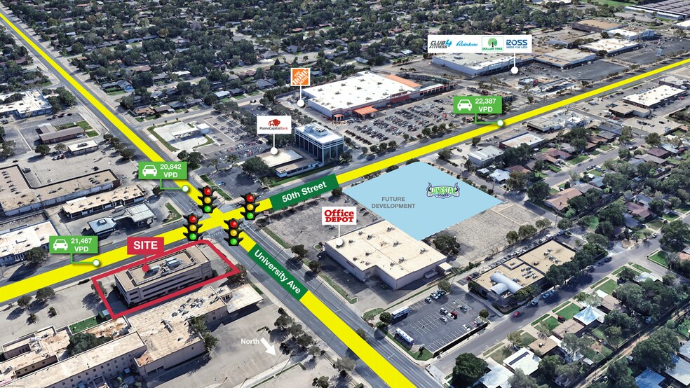 2424 50th St, Lubbock, TX à vendre - Photo du bâtiment - Image 2 de 47