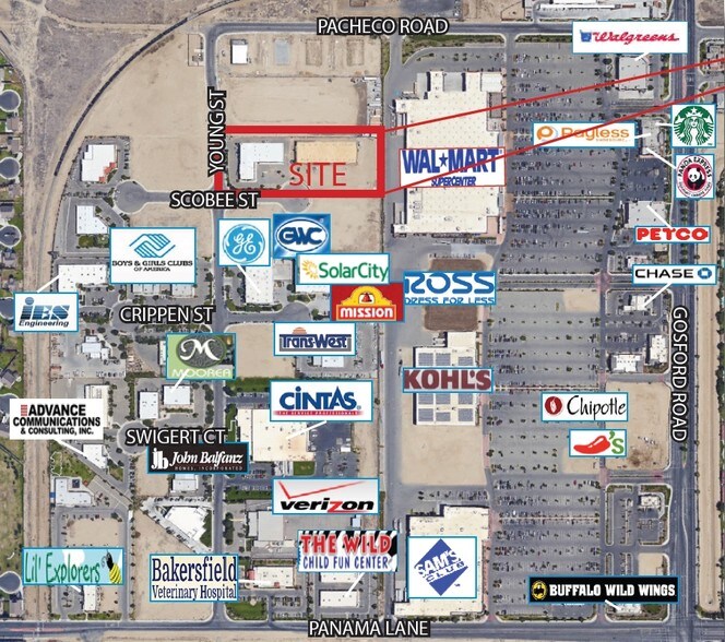 8500 Scobee St, Bakersfield, CA à vendre - Aérien - Image 2 de 3