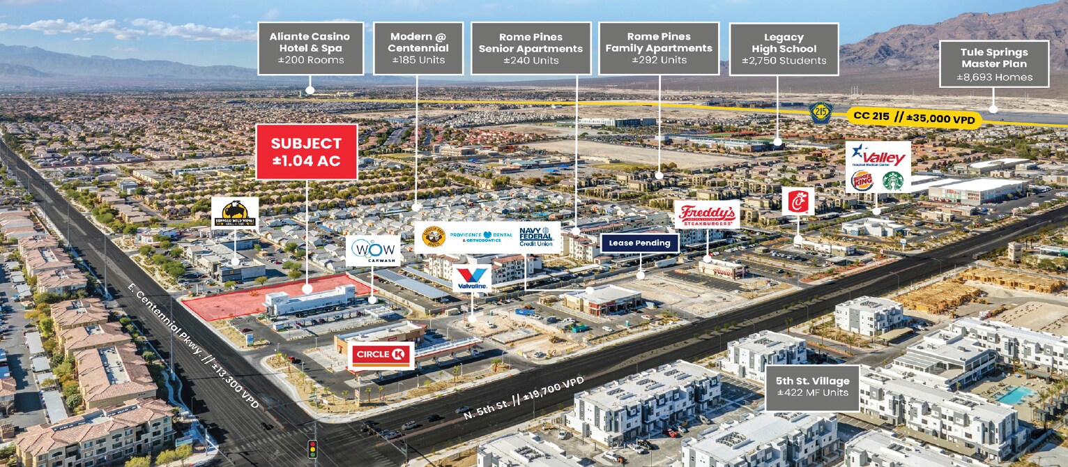 150 E Centennial Pkwy, Las Vegas, NV for lease Aerial- Image 1 of 4
