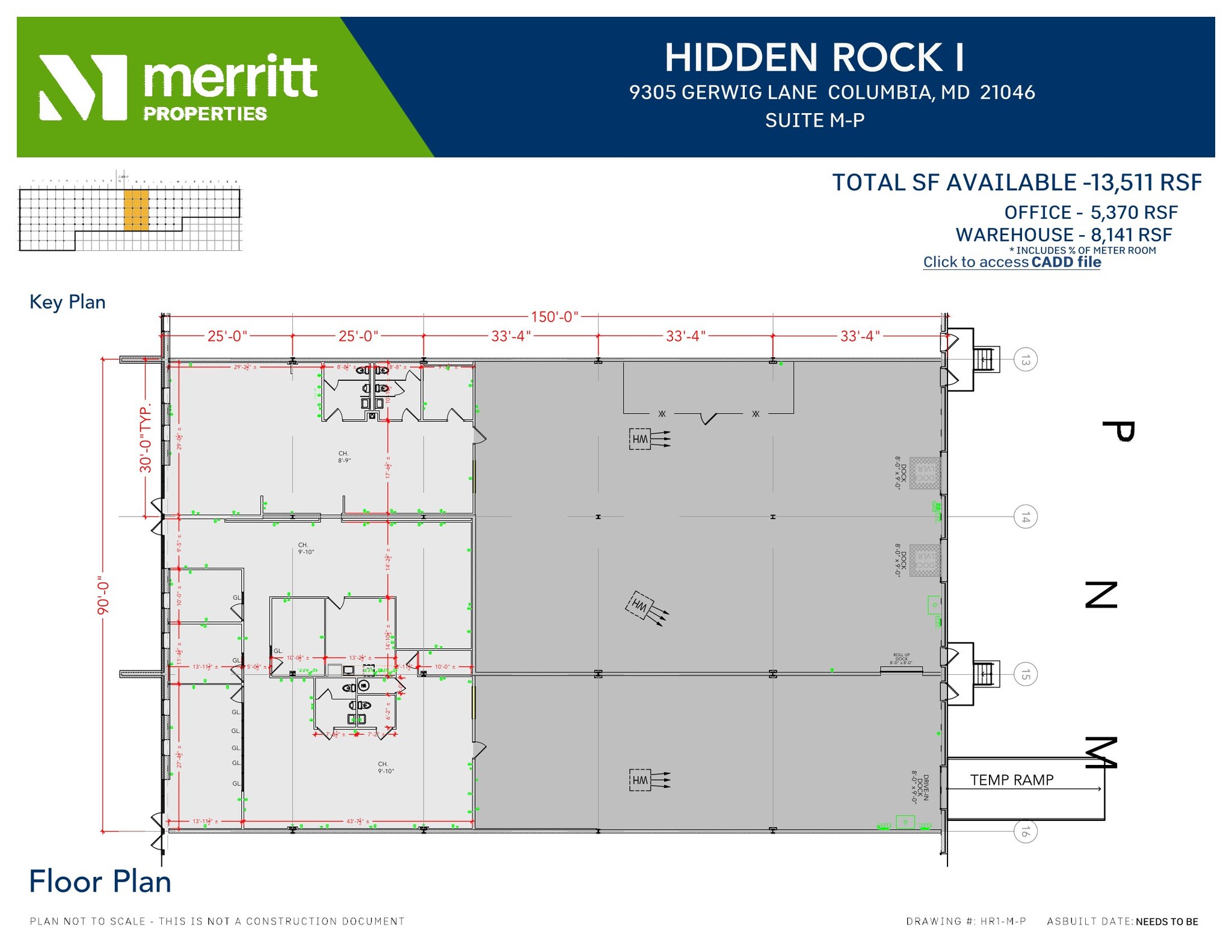 9515 Gerwig Ln, Columbia, MD à louer Plan d’étage- Image 1 de 1