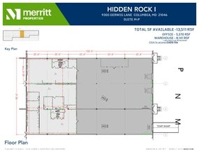 9515 Gerwig Ln, Columbia, MD à louer Plan d’étage- Image 1 de 1