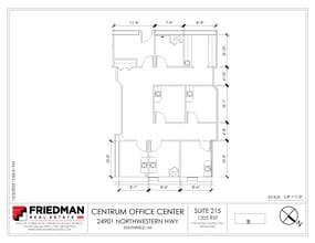 24901 Northwestern Hwy, Southfield, MI for lease Floor Plan- Image 1 of 1