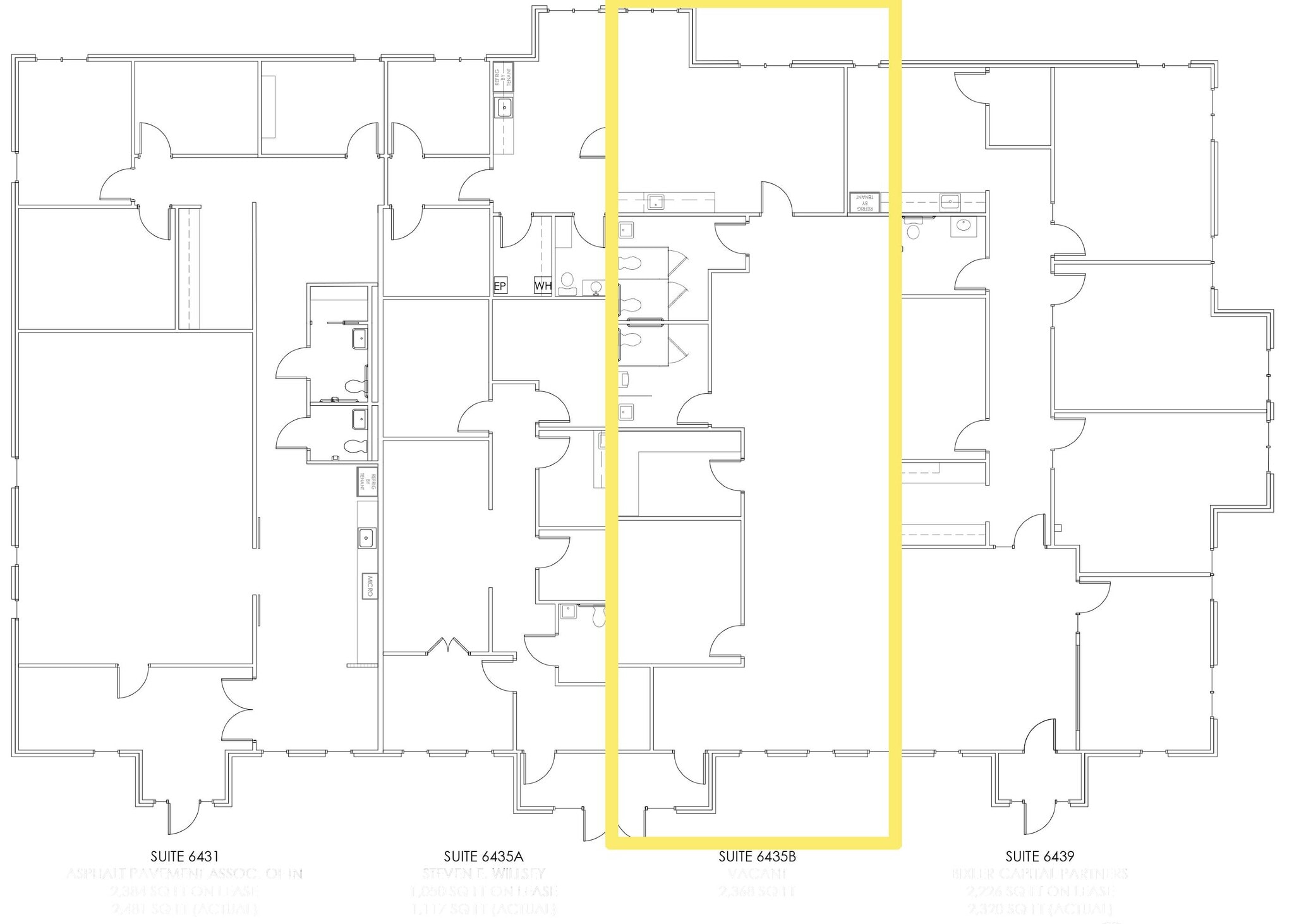 6313-6411 S East St, Indianapolis, IN à louer Plan d’étage- Image 1 de 1