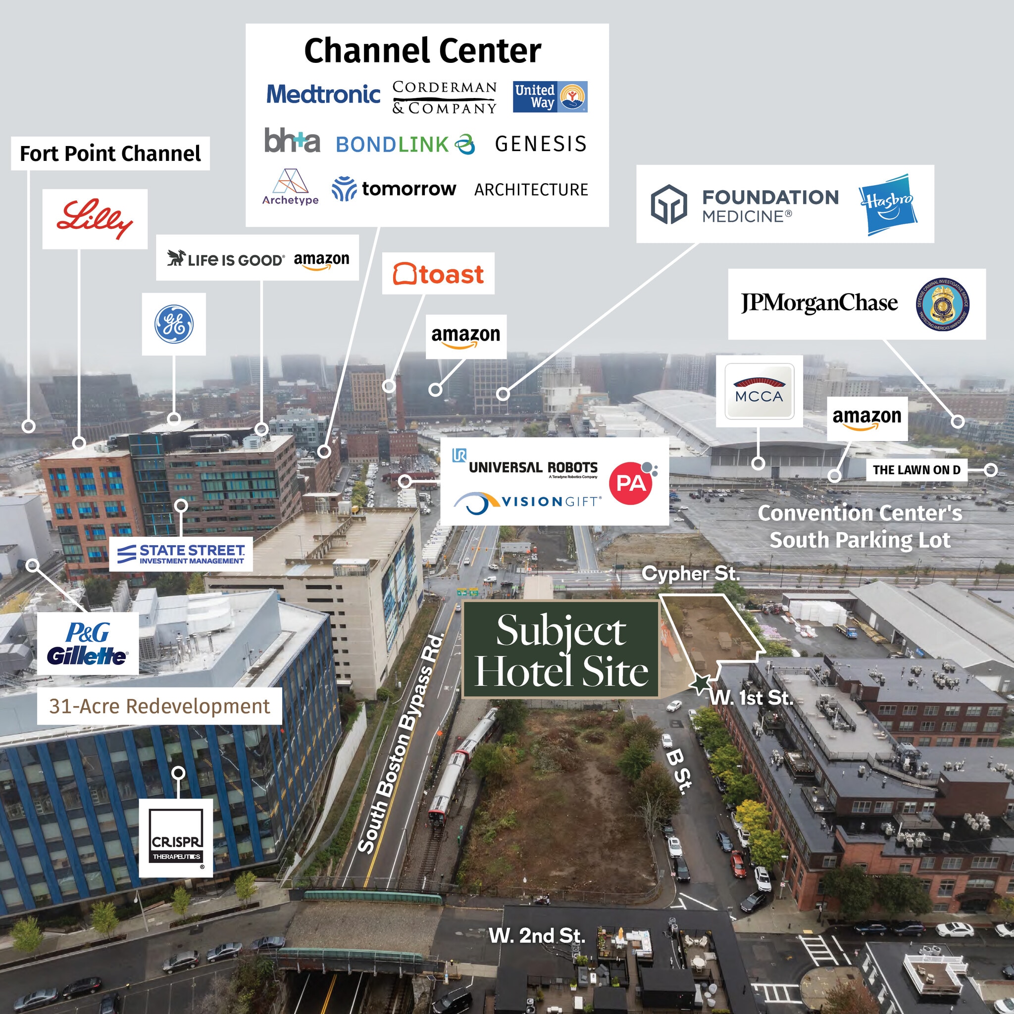 178 W 1st St, South Boston, MA à vendre Aérien- Image 1 de 2