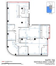 700 Dorval Dr, Oakville, ON for lease Floor Plan- Image 1 of 7