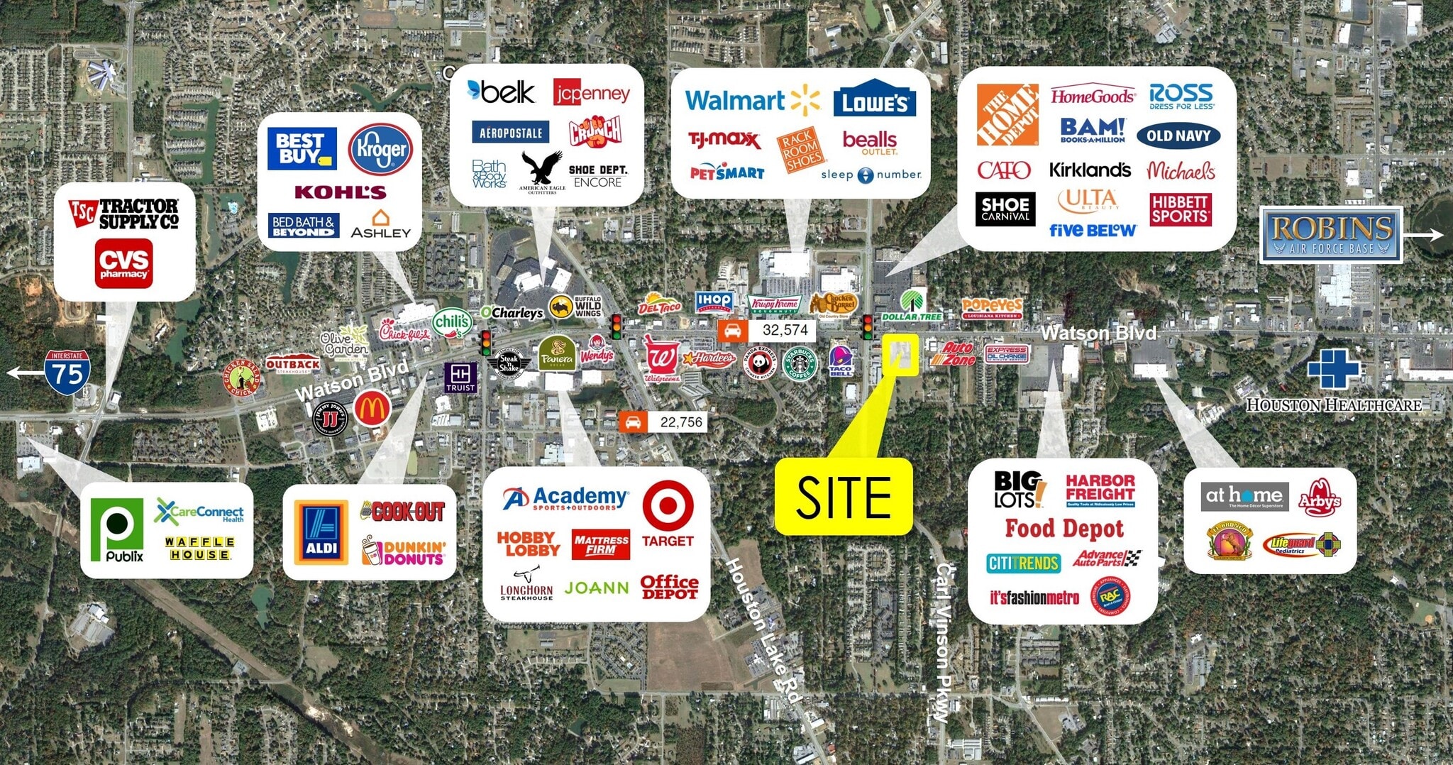 2695 Watson Blvd, Warner Robins, GA for sale Primary Photo- Image 1 of 4