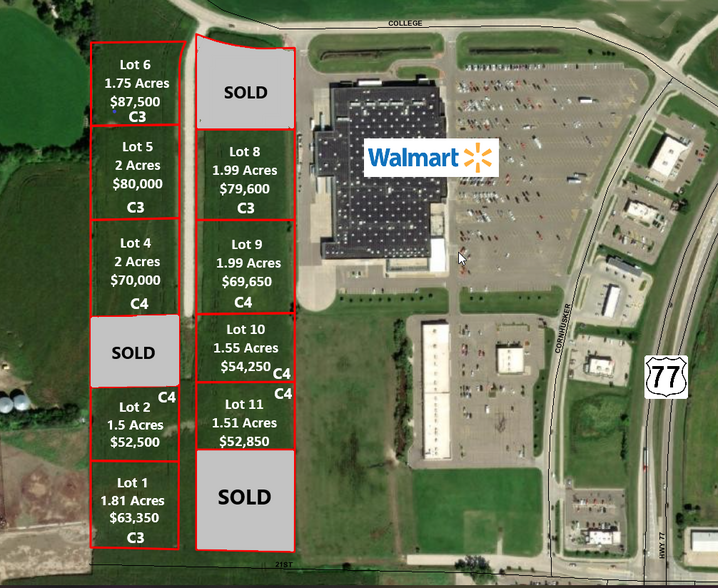 W 21st St, South Sioux City, NE à vendre - Plan de site - Image 1 de 1