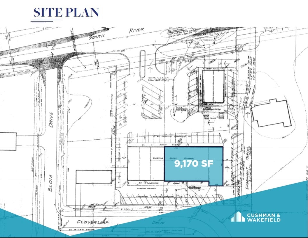 28326-28350 S River Rd, Harrison Township, MI à louer Plan d’étage- Image 1 de 1