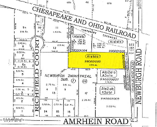 12801 Newburgh Rd, Livonia, MI for lease - Plat Map - Image 2 of 5