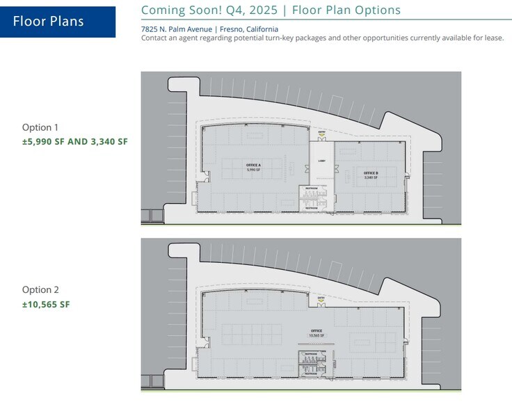 7795 N Palm Ave, Fresno, CA à louer - Plan d’étage - Image 3 de 3