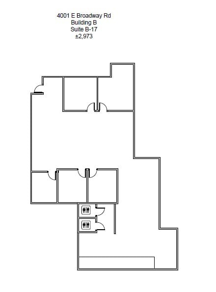 4013 E Broadway Rd, Phoenix, AZ for lease Floor Plan- Image 1 of 1