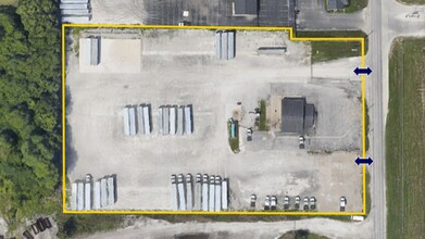 905-909 W Troy Ave, Indianapolis, IN - Aerial  map view