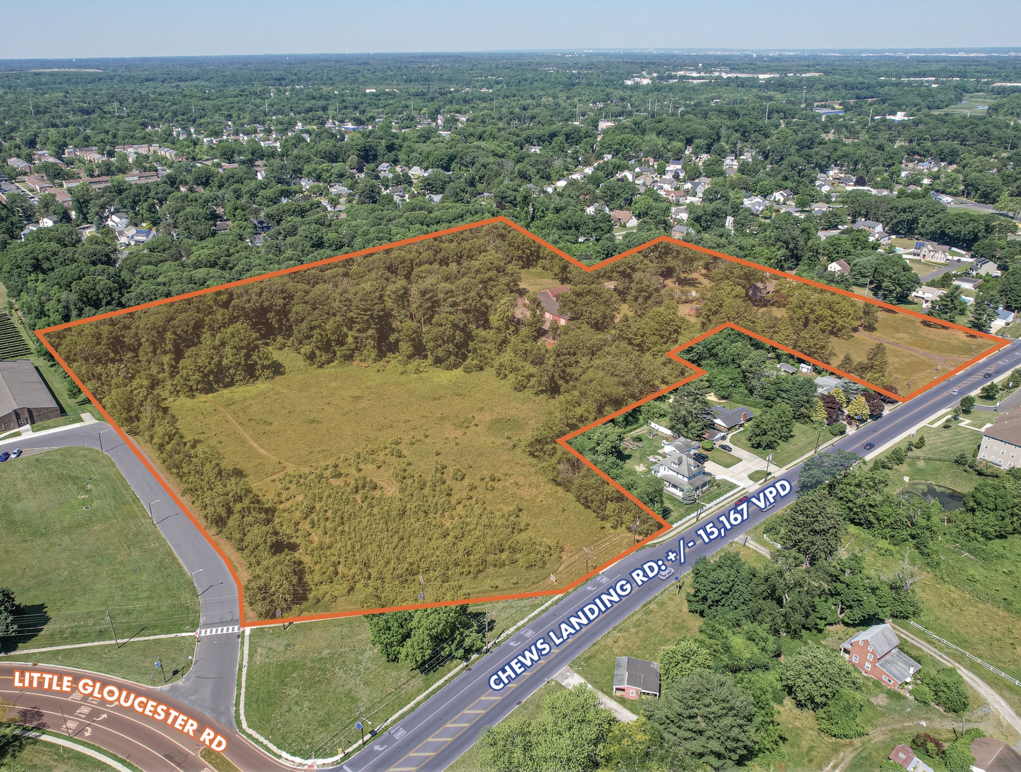 1516-1566 Chews Landing Rd, Blackwood, NJ à vendre Photo du bâtiment- Image 1 de 5