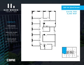 1301 W 22nd St, Oak Brook, IL for lease Interior Photo- Image 1 of 1