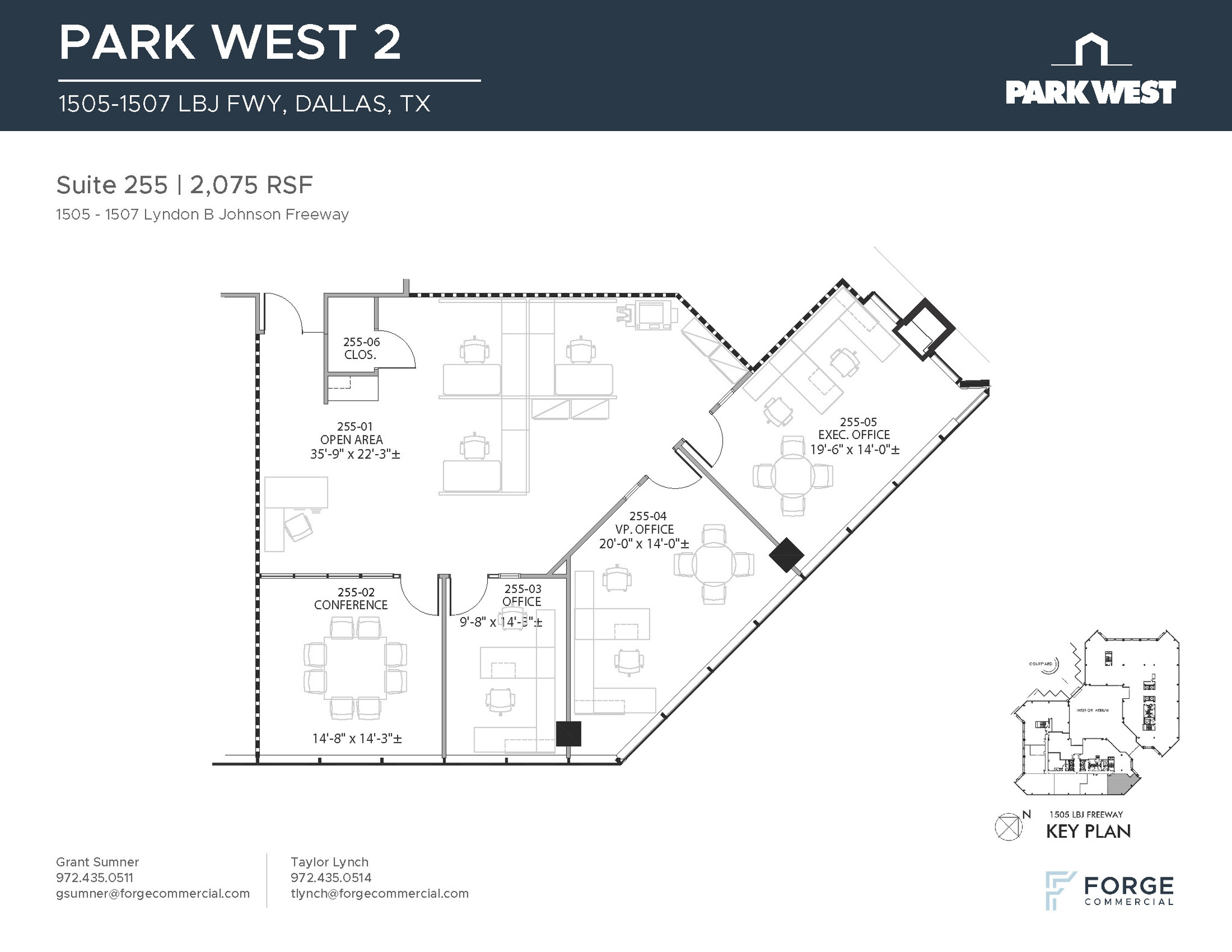 1501-1507 Lyndon B Johnson Fwy, Dallas, TX for lease Floor Plan- Image 1 of 2