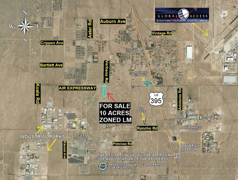Air Expressway Blvd, Adelanto, CA for sale - Building Photo - Image 2 of 2