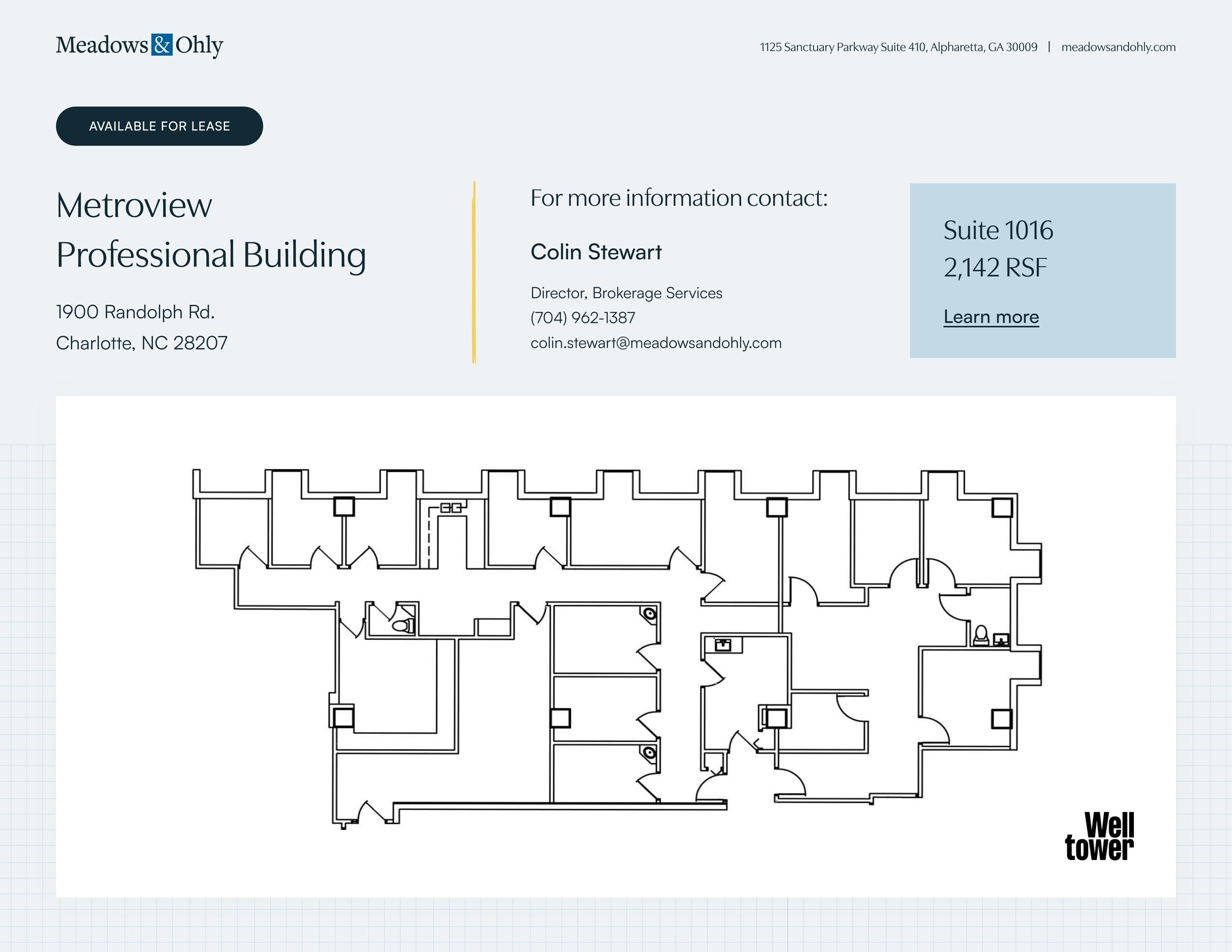1900 Randolph Rd, Charlotte, NC for lease Site Plan- Image 1 of 2