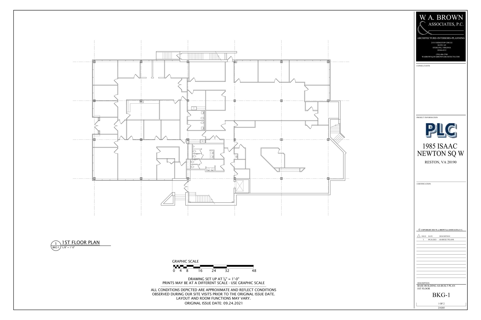 1985 Isaac Newton Sq, Reston, VA for lease Site Plan- Image 1 of 1