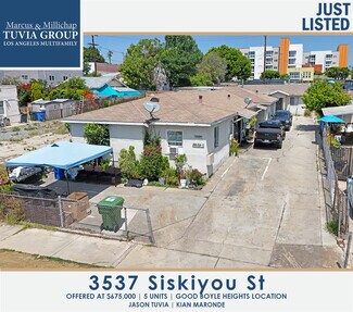 More details for 3537 Siskiyou St, Los Angeles, CA - Multifamily for Sale