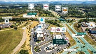 102 Crossing Way, Staunton, VA - AERIAL map view