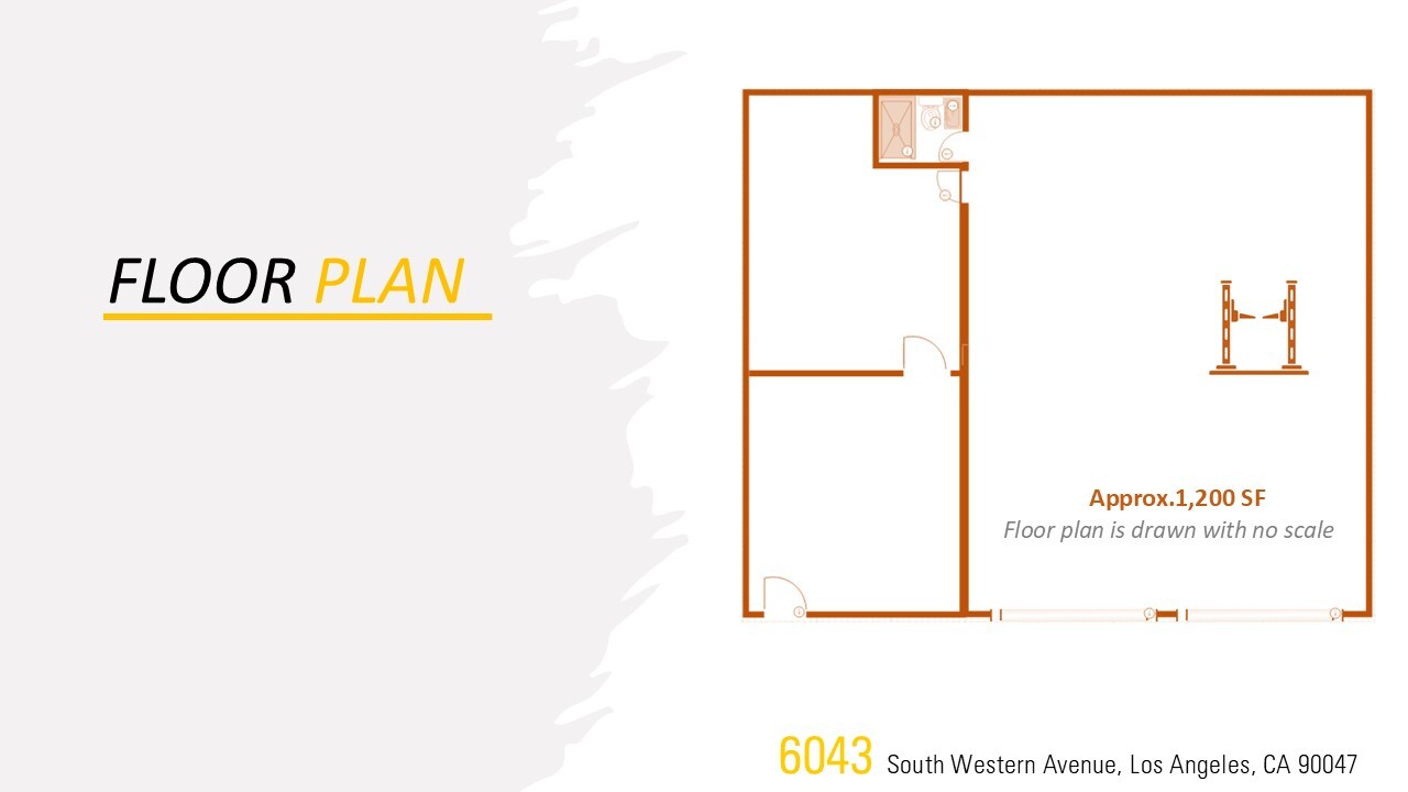 6043 S Western Ave, Los Angeles, CA à louer Plan d  tage- Image 1 de 1