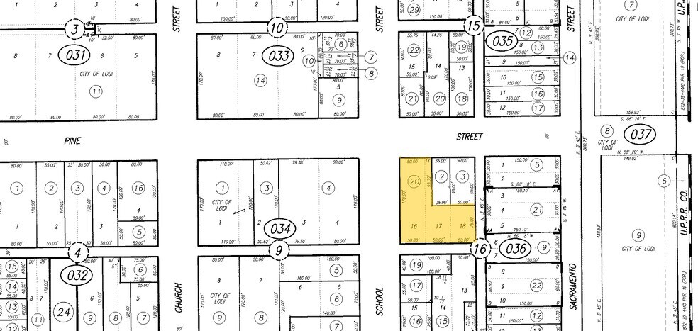 10 S School St, Lodi, CA à vendre - Plan cadastral - Image 2 de 49