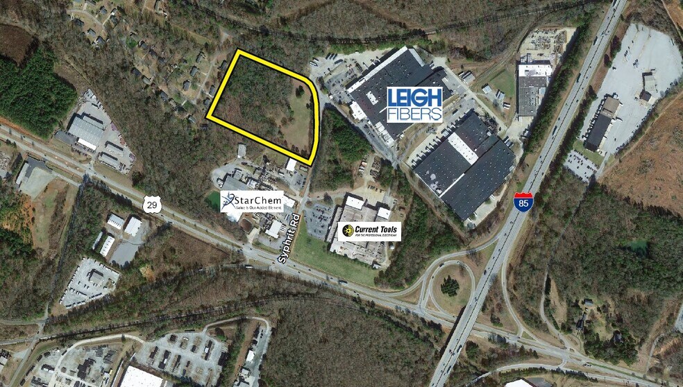 1101 Syphrit Rd, Wellford, SC à vendre - Aérien - Image 1 de 2