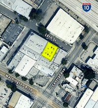 1216 E 18th St, Los Angeles, CA - Aerial  map view