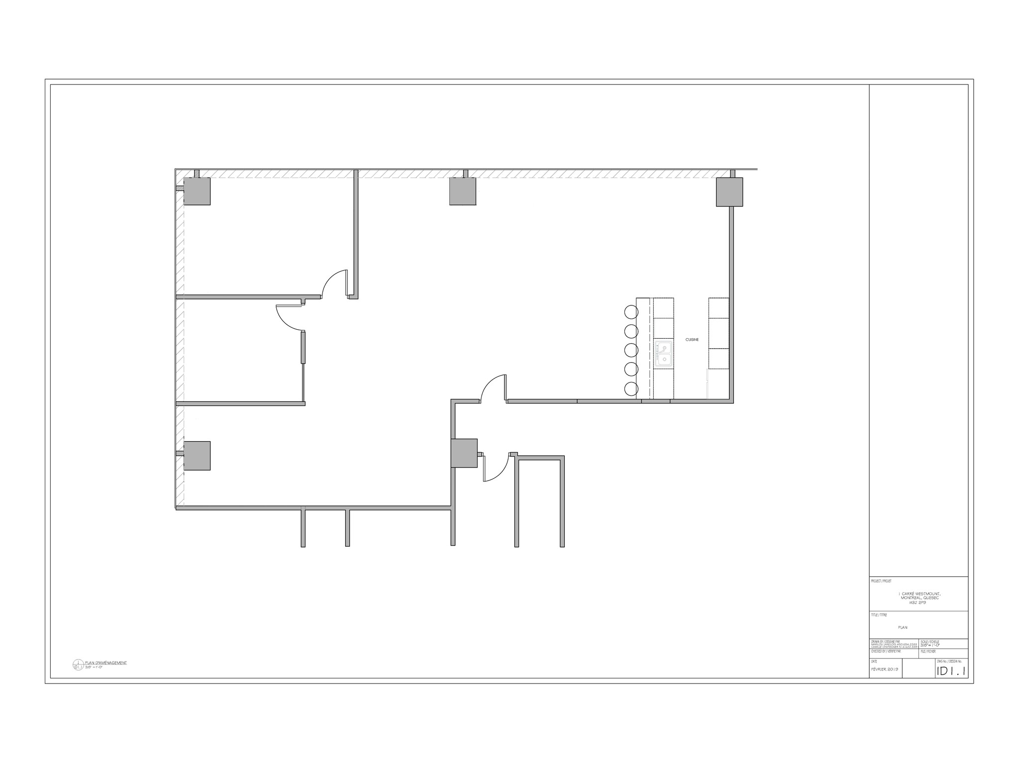 1 Car Westmount, Westmount, QC for lease Floor Plan- Image 1 of 1