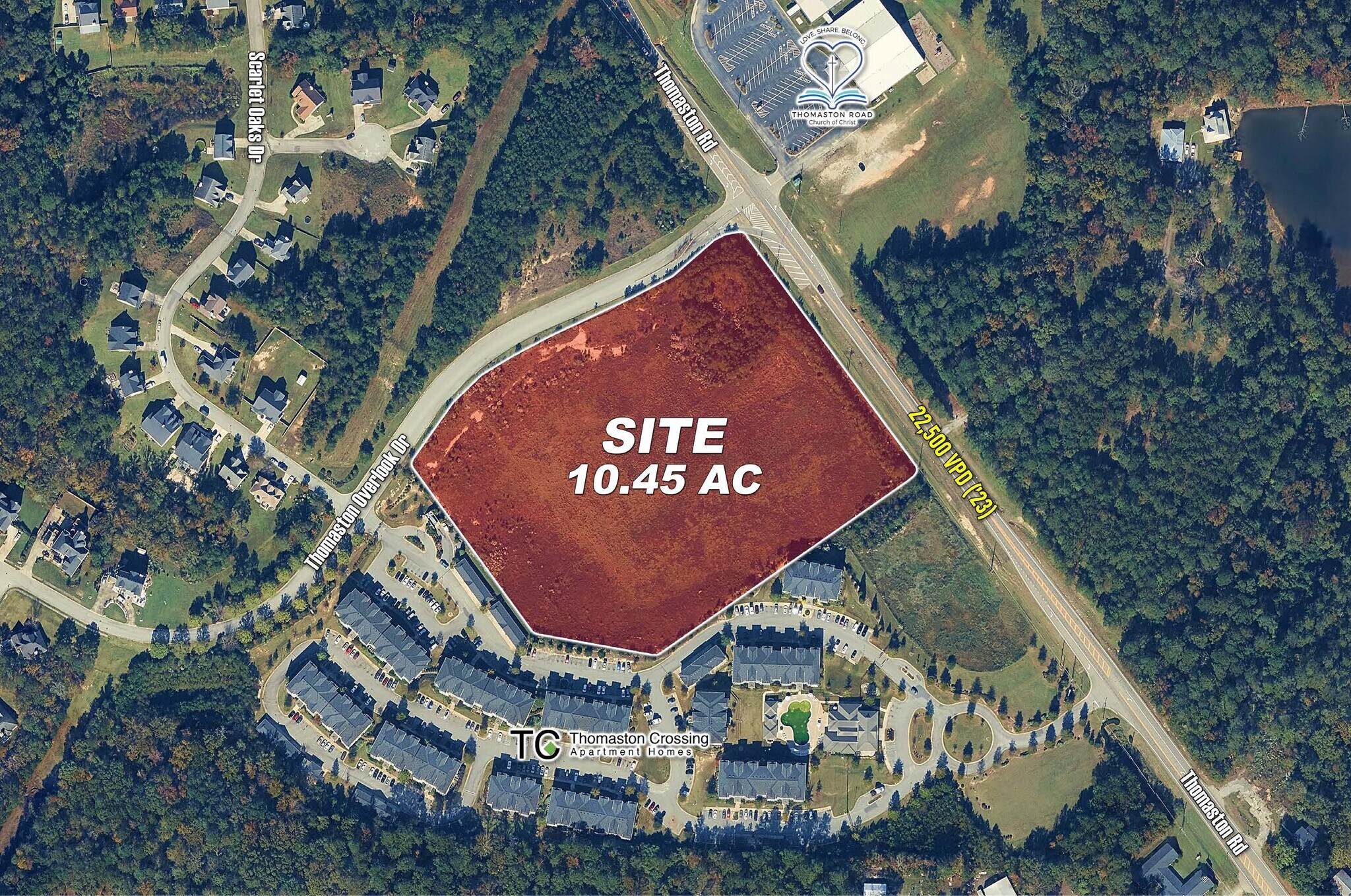 5790 Thomaston Rd, Macon-Bibb, GA à vendre Aérien- Image 1 de 5