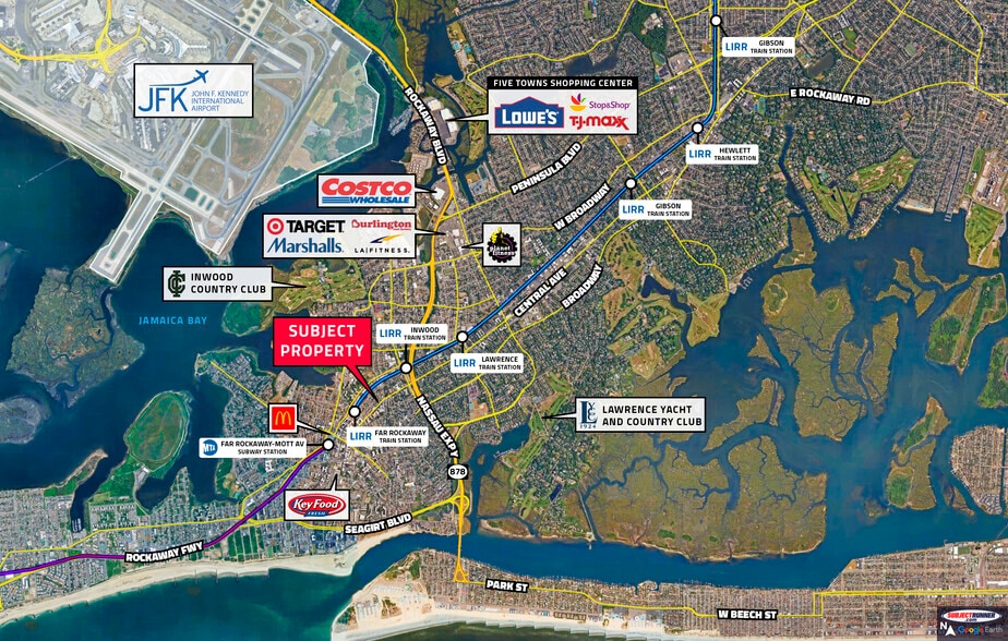 1260 Central Ave, Far Rockaway, NY for sale - Aerial - Image 1 of 2