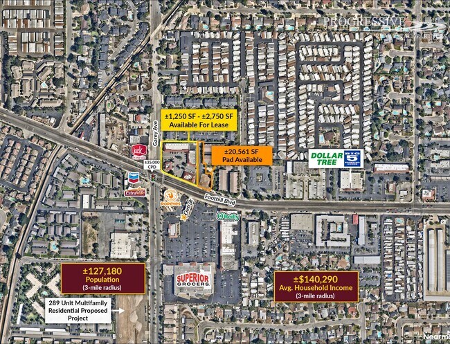 Plus de détails pour 101 E Foothill Blvd, Pomona, CA - Commerce de détail à louer