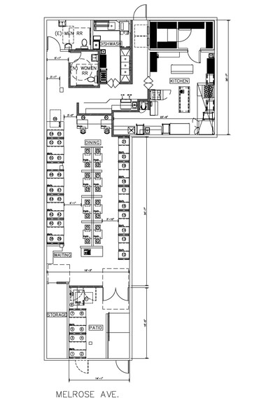 7164-7168 Melrose Ave, Los Angeles, CA à louer - Plan d  tage - Image 2 de 17