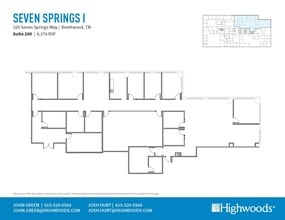 320 Seven Springs Way, Brentwood, TN for lease Floor Plan- Image 1 of 1