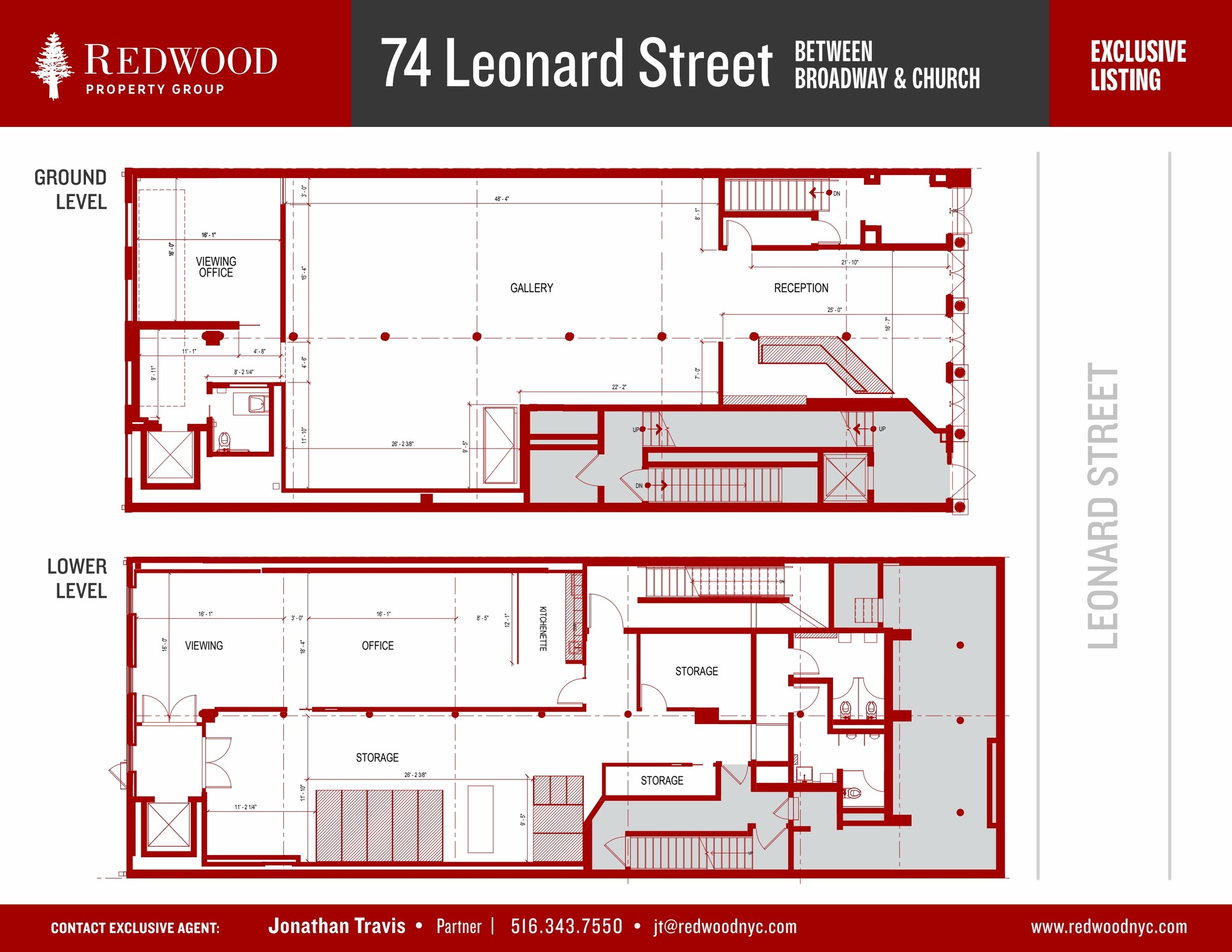 74 Leonard St, New York, NY for lease Floor Plan- Image 1 of 5