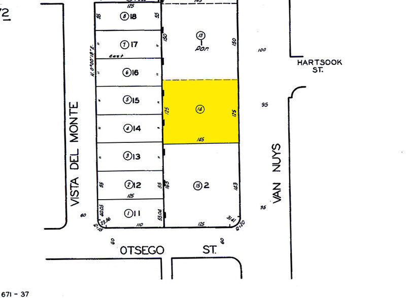 5121 Van Nuys Blvd, Sherman Oaks, CA for lease - Plat Map - Image 2 of 30