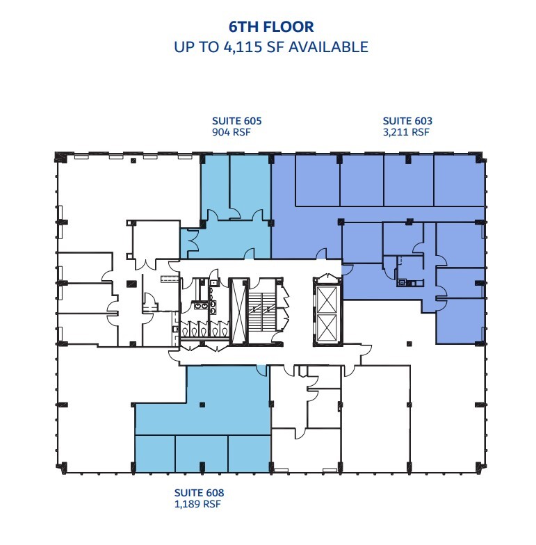 8701 Georgia Ave, Silver Spring, MD à louer Plan d  tage- Image 1 de 1