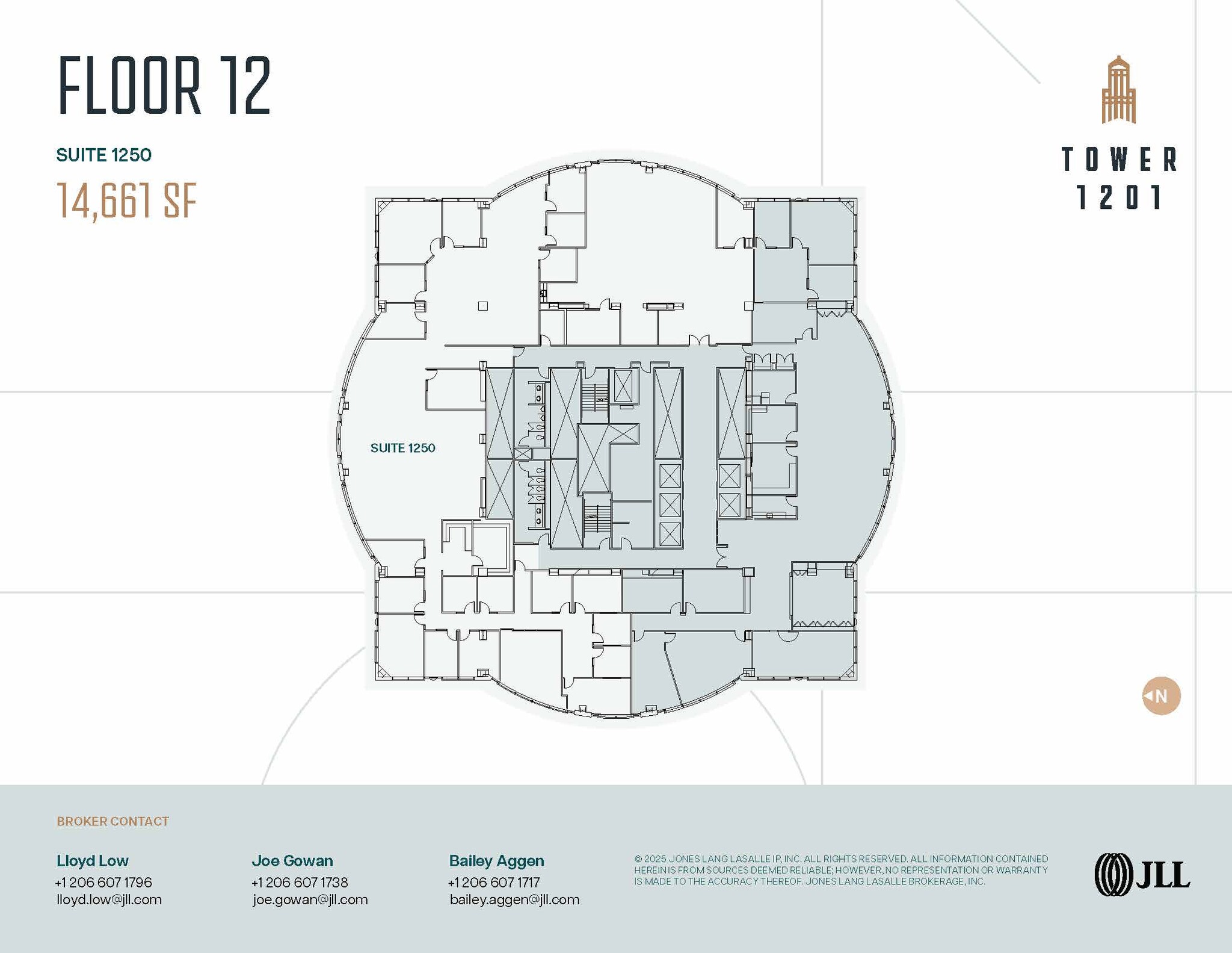 1201 3rd Ave, Seattle, WA for lease Floor Plan- Image 1 of 1