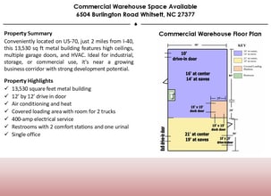 6504 Burlington Rd, Whitsett, NC for lease Floor Plan- Image 1 of 2