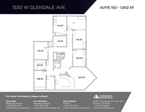 1530 W Glendale Ave, Phoenix, AZ à louer Plan de site- Image 1 de 1