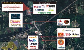 Plus de détails pour 406 Main St, Plympton, MA - Terrain à vendre
