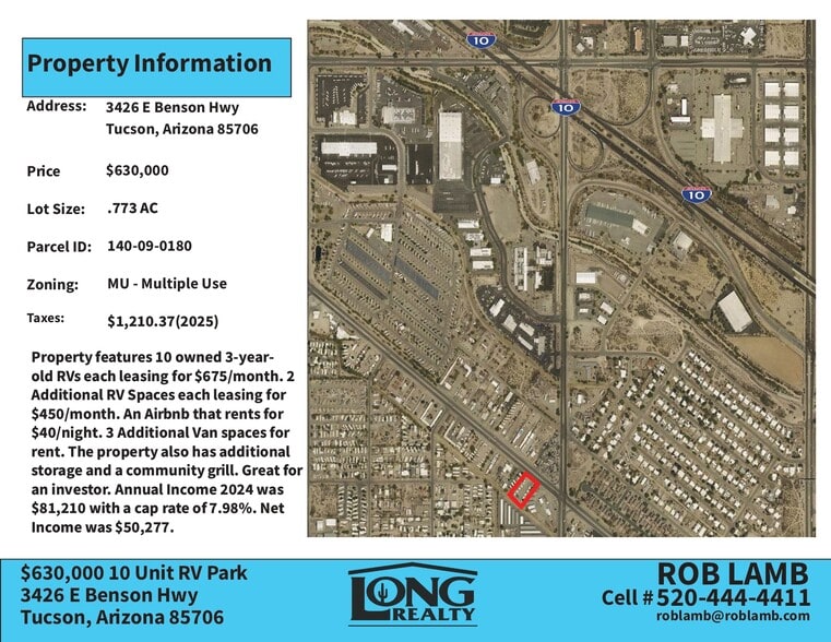 3426 E Benson Hwy, Tucson, AZ à vendre - Photo du bâtiment - Image 2 de 7