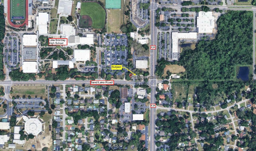 915 Sand Lake Rd, Altamonte Springs, FL à vendre - Aérien - Image 2 de 17